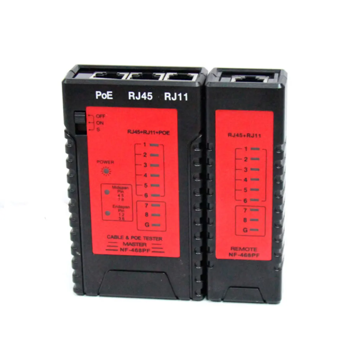 RJ45/RJ11 C/ POE CABLE TESTER