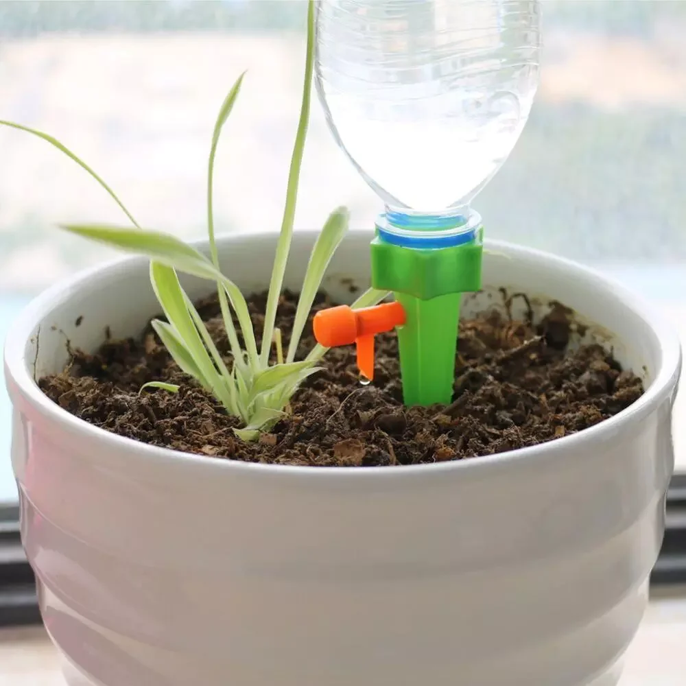 Drip Irrigation system Plant Waterers DIY Automatic Drip Water Spikes Taper Watering Plants Houseplant Spike Dripper 1 Pc
Drip Irrigation system Plant Waterers DIY Automatic Drip Water Spikes Taper Watering Plants Houseplant Spike Dripper 1 Pc