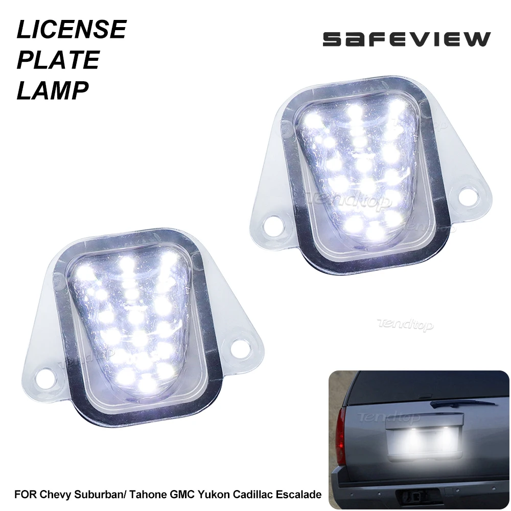 LED Rear Bumper Tag Lamp License Plate Light For Cadillac Suburban 1500 2500 For Chevrolet Tahoe For GMC Yukon 2007-2014
LED Rear Bumper Tag Lamp License Plate Light For Cadillac Suburban 1500 2500 For Chevrolet Tahoe For GMC Yukon 2007-2014