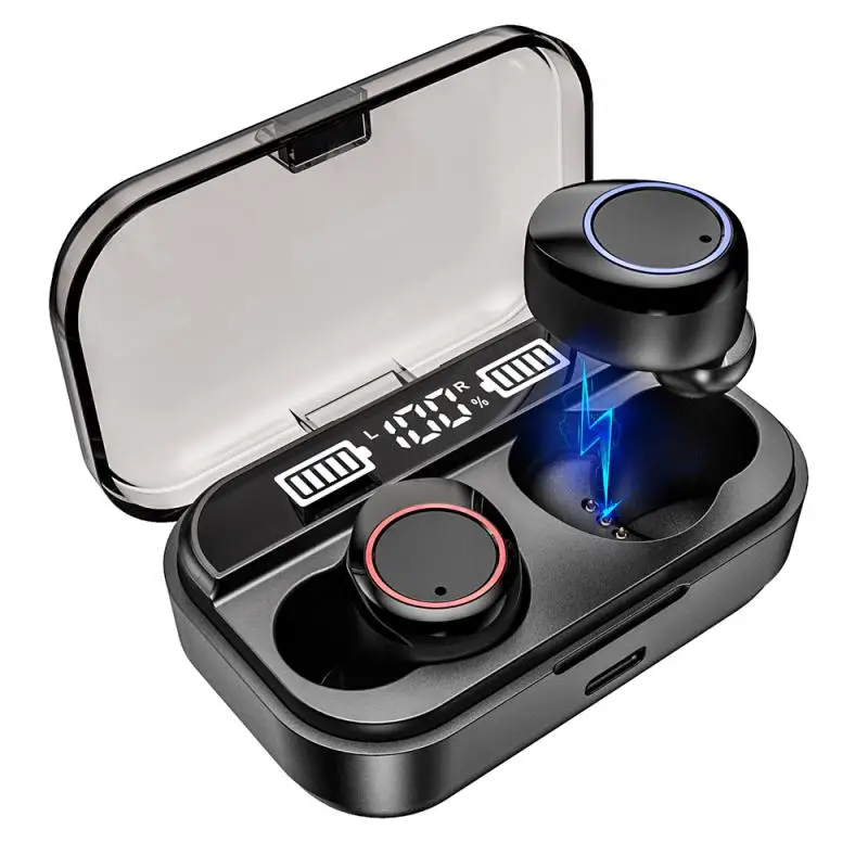 Mobile Power Tws Headset Wireless Long Standby Running Headset Waterproof With Charging Bin Headset Power Display
Mobile Power Tws Headset Wireless Long Standby Running Headset Waterproof With Charging Bin Headset Power Display
