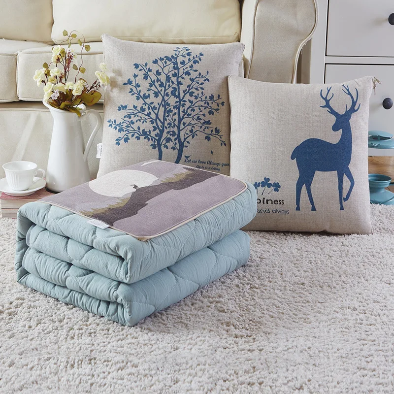 Home Multifunctional Dual-purpose Thickened Cotton and Linen Cushion Quilt Nordic Style Washed Cotton Pillow Quilt Dual-purpose
Home Multifunctional Dual-purpose Thickened Cotton and Linen Cushion Quilt Nordic Style Washed Cotton Pillow Quilt Dual-purpose