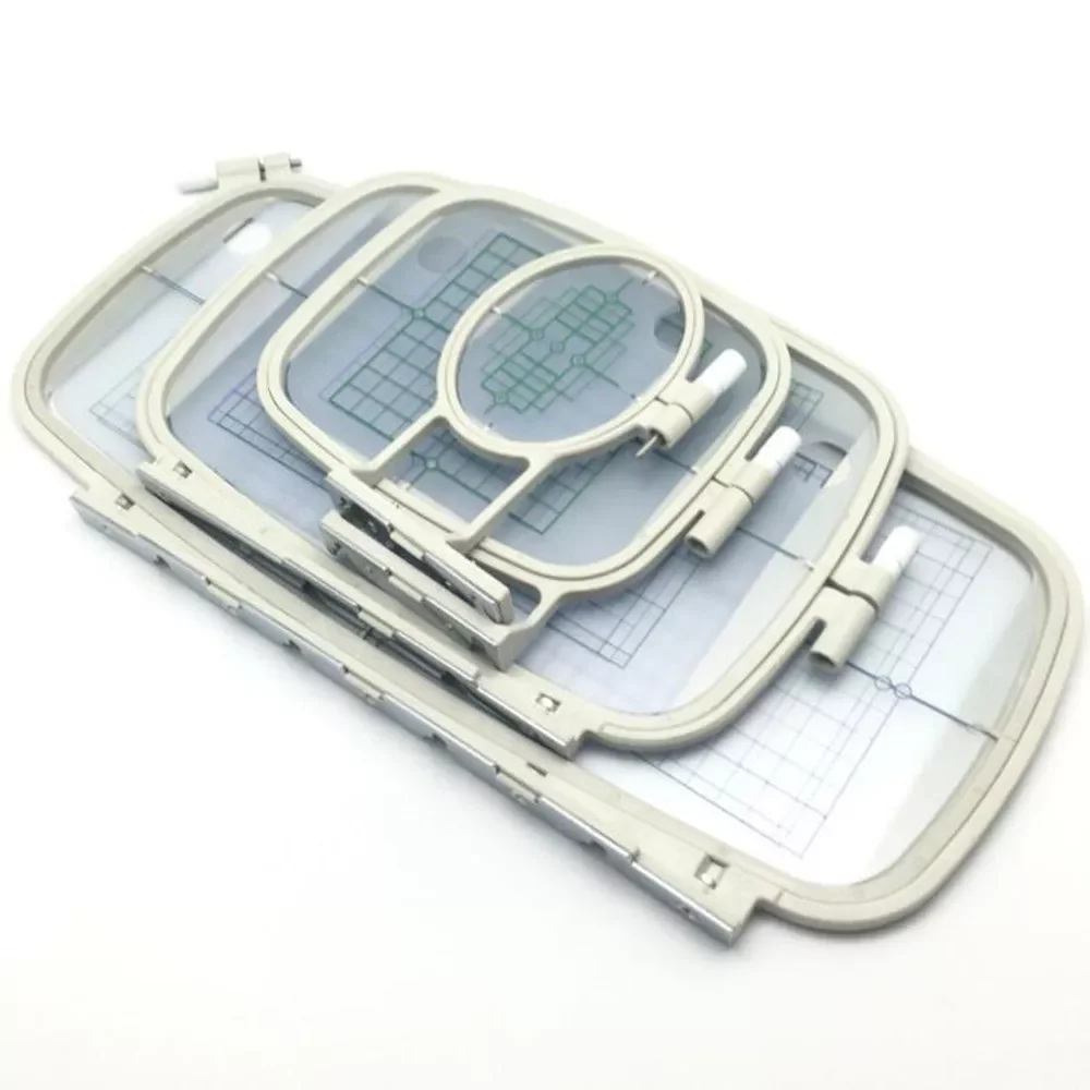 Sewing Embroidery machine hoops set for brother PE-700, PE-700II, PE-750D, PE-7701200 1250D, PC-6500, PC-8200, PC-8500 5AA8254
Sewing Embroidery machine hoops set for brother PE-700, PE-700II, PE-750D, PE-7701200 1250D, PC-6500, PC-8200, PC-8500 5AA8254