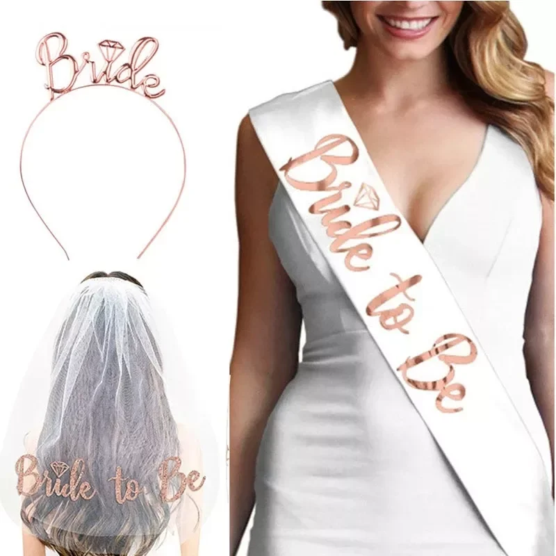 Wedding Decoration Bridal Shower Veil Team Bride To Be Satin Sash Balloon Bachelorette Party Girl Hen Party Decoration Supplies
Wedding Decoration Bridal Shower Veil Team Bride To Be Satin Sash Balloon Bachelorette Party Girl Hen Party Decoration Supplies