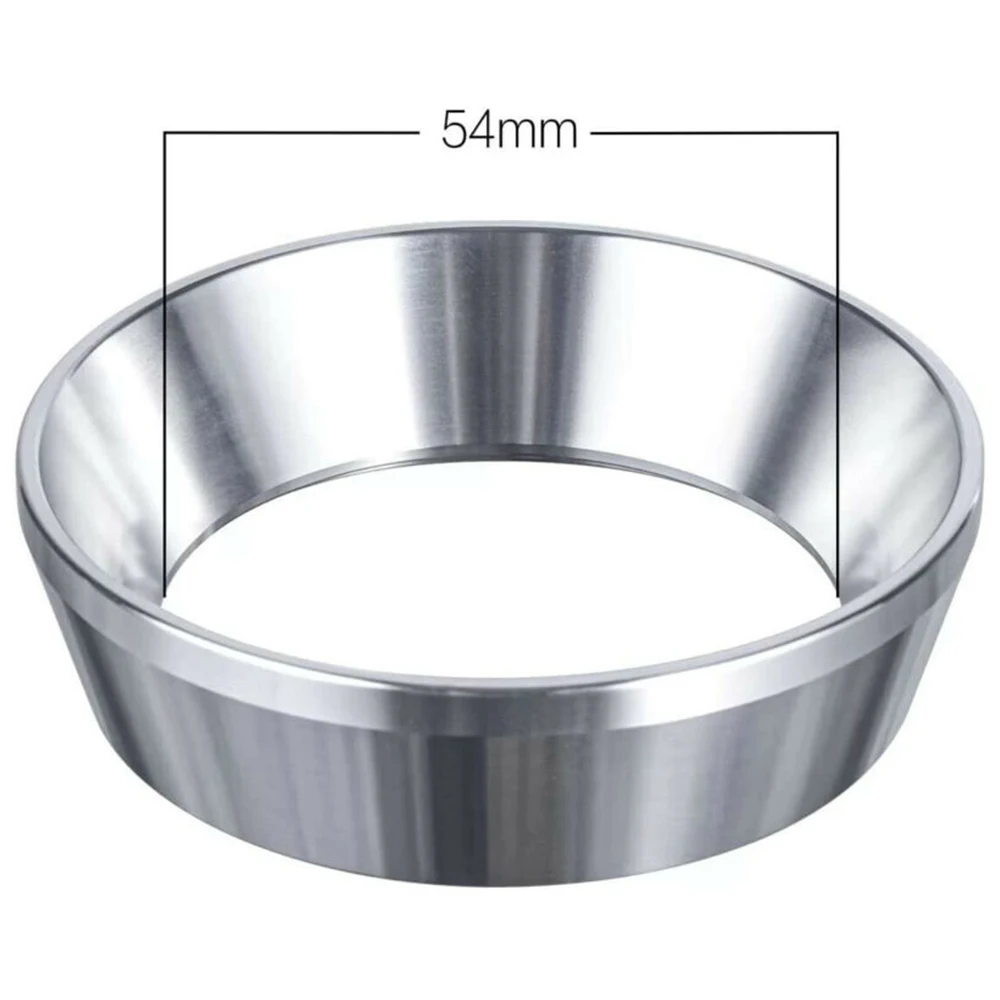 Durable Gift High quality New Top Coffee Dosing Ring Silver Stainless Steel Tool 54mm Coffee Dosing Dosing Ring
Durable Gift High quality New Top Coffee Dosing Ring Silver Stainless Steel Tool 54mm Coffee Dosing Dosing Ring