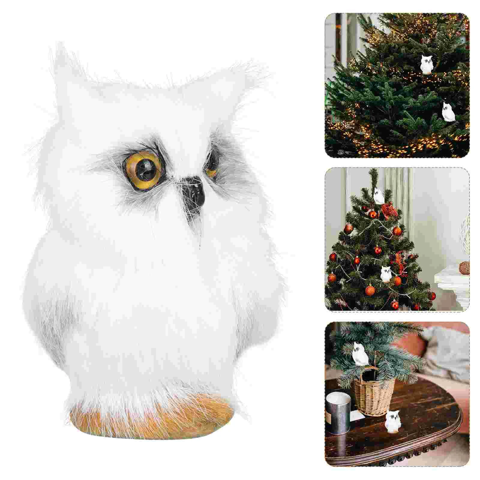 Owl Ornament Christmas Tree Furry Hanging Plush Decor Decoration Bird Desktop Figurine Statue Sculpture Figurines Birds
Owl Ornament Christmas Tree Furry Hanging Plush Decor Decoration Bird Desktop Figurine Statue Sculpture Figurines Birds