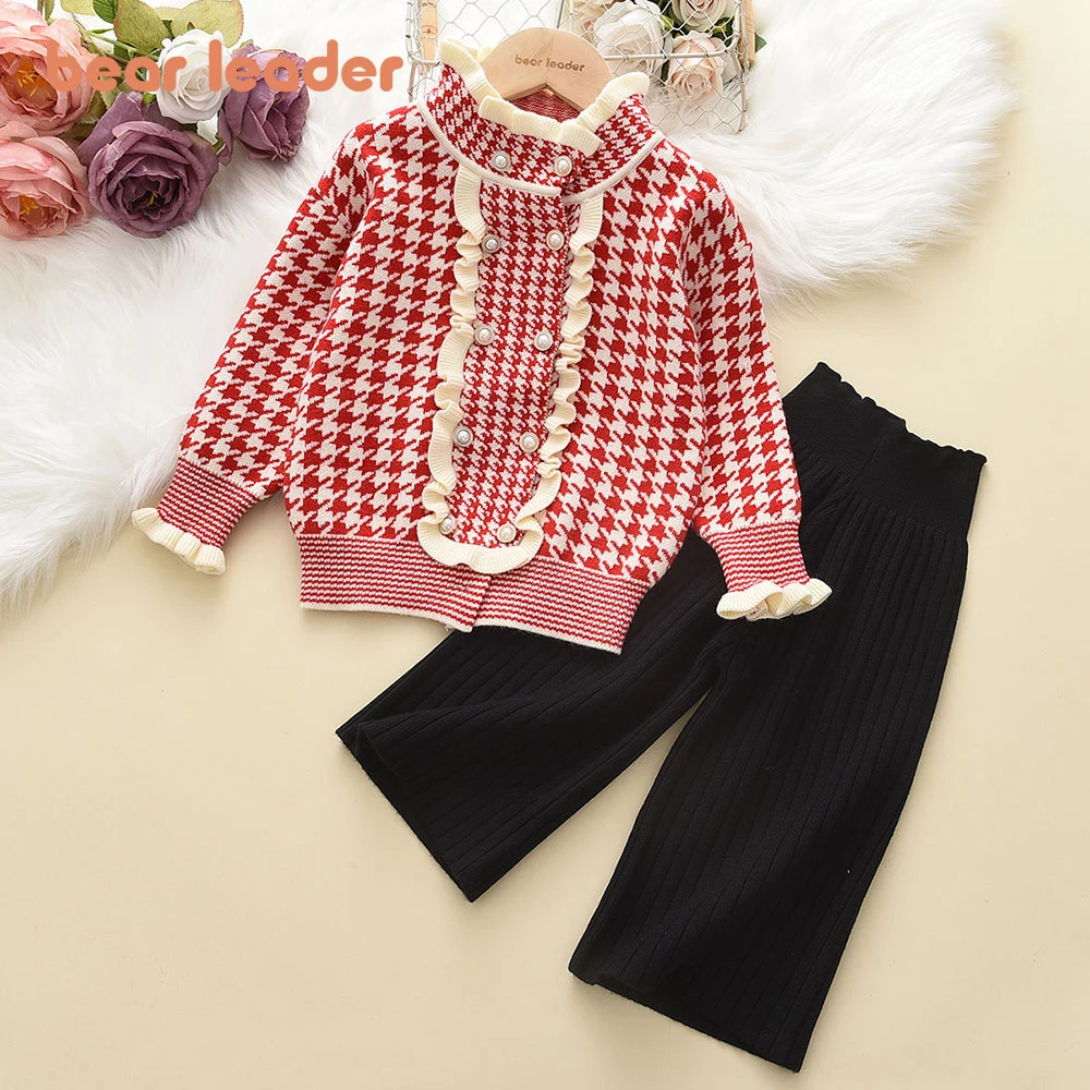 Bear Leader New Girls Plaid Print Two-piece Suit Baby Clothes Kids Winter Sweaters Sets Clothes Xmas Winter Baby Girl Clothes
Bear Leader New Girls Plaid Print Two-piece Suit Baby Clothes Kids Winter Sweaters Sets Clothes Xmas Winter Baby Girl Clothes
