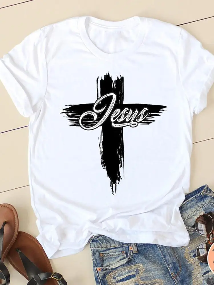 Watercolor Faith Cute Sweet Clothing Short Sleeve Ladies Casual Women Graphic Tee Summer Spring T-shirts Female T Shirt Clothes
Watercolor Faith Cute Sweet Clothing Short Sleeve Ladies Casual Women Graphic Tee Summer Spring T-shirts Female T Shirt Clothes