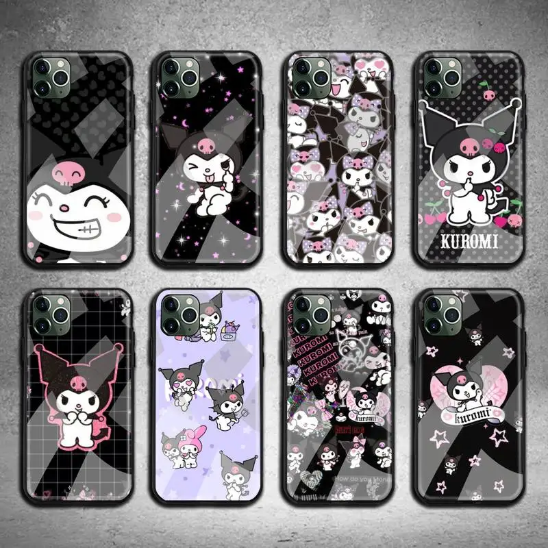 KUROMI Phone Case Tempered Glass For iPhone 13 12 11 Pro Mini XR XS MAX 8 X 7 6S 6 Plus SE 2020 cover
KUROMI Phone Case Tempered Glass For iPhone 13 12 11 Pro Mini XR XS MAX 8 X 7 6S 6 Plus SE 2020 cover