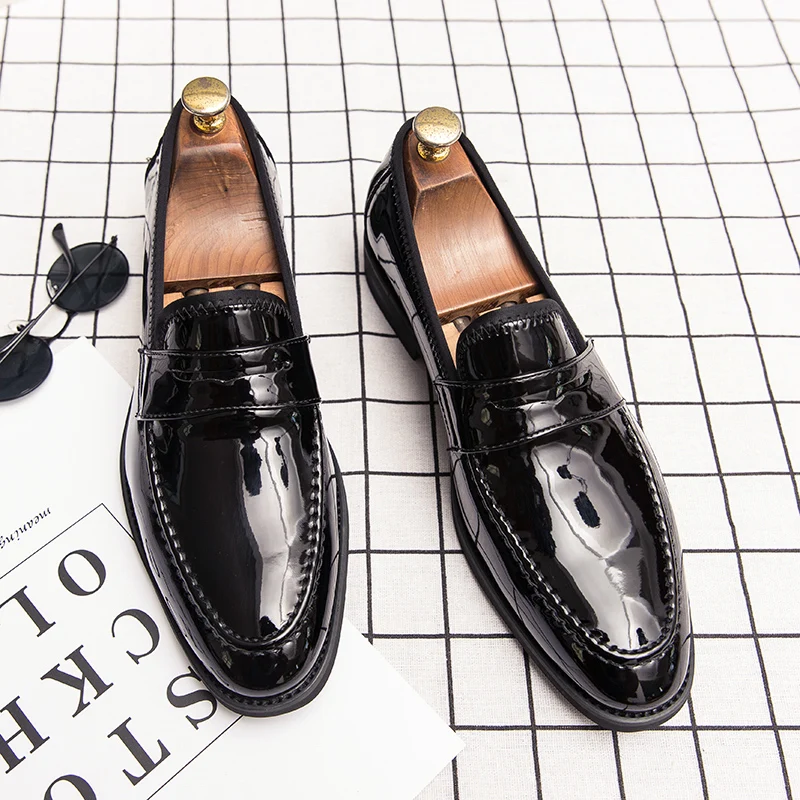 Italian Leather Shoes Men's Leather Shoes For Men Summer Loafers Mens Pointed Toe Dress NEW FASHION MAN Patent Black Fashion
Italian Leather Shoes Men's Leather Shoes For Men Summer Loafers Mens Pointed Toe Dress NEW FASHION MAN Patent Black Fashion