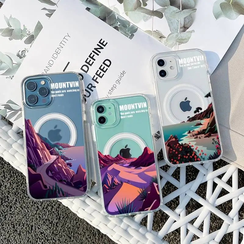 natural scenery Phone Case For iPhone 13 12 11 Mini Pro Max transparent Super Magnetic MagSafe Cover
natural scenery Phone Case For iPhone 13 12 11 Mini Pro Max transparent Super Magnetic MagSafe Cover