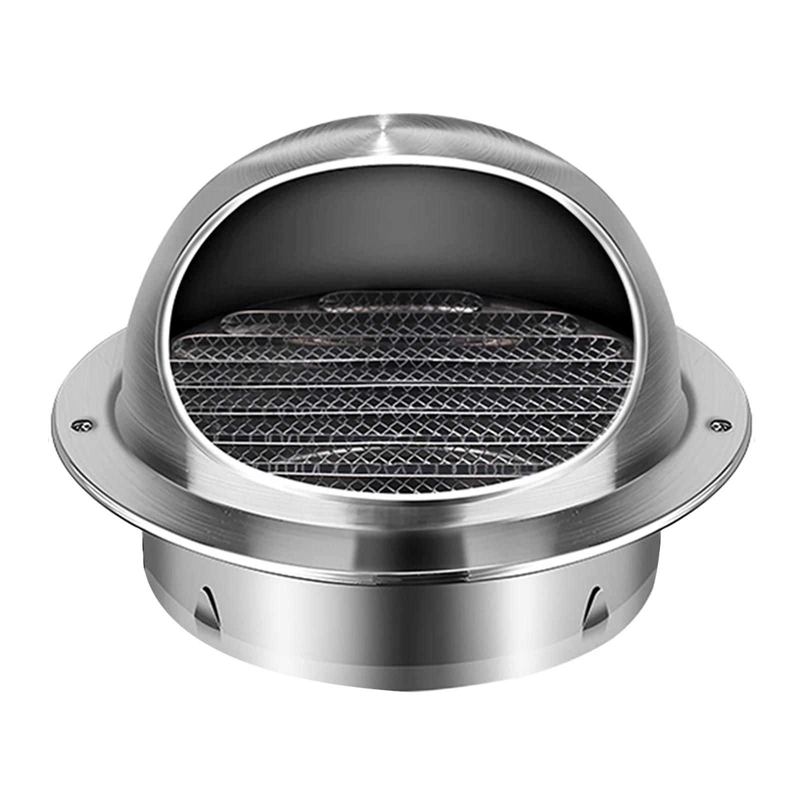For Wall Vents Vent Cap For Tumble Dryer Hose Hemispherical Hood Rainproof Silver Stainless Steel With Pest Screens
For Wall Vents Vent Cap For Tumble Dryer Hose Hemispherical Hood Rainproof Silver Stainless Steel With Pest Screens
