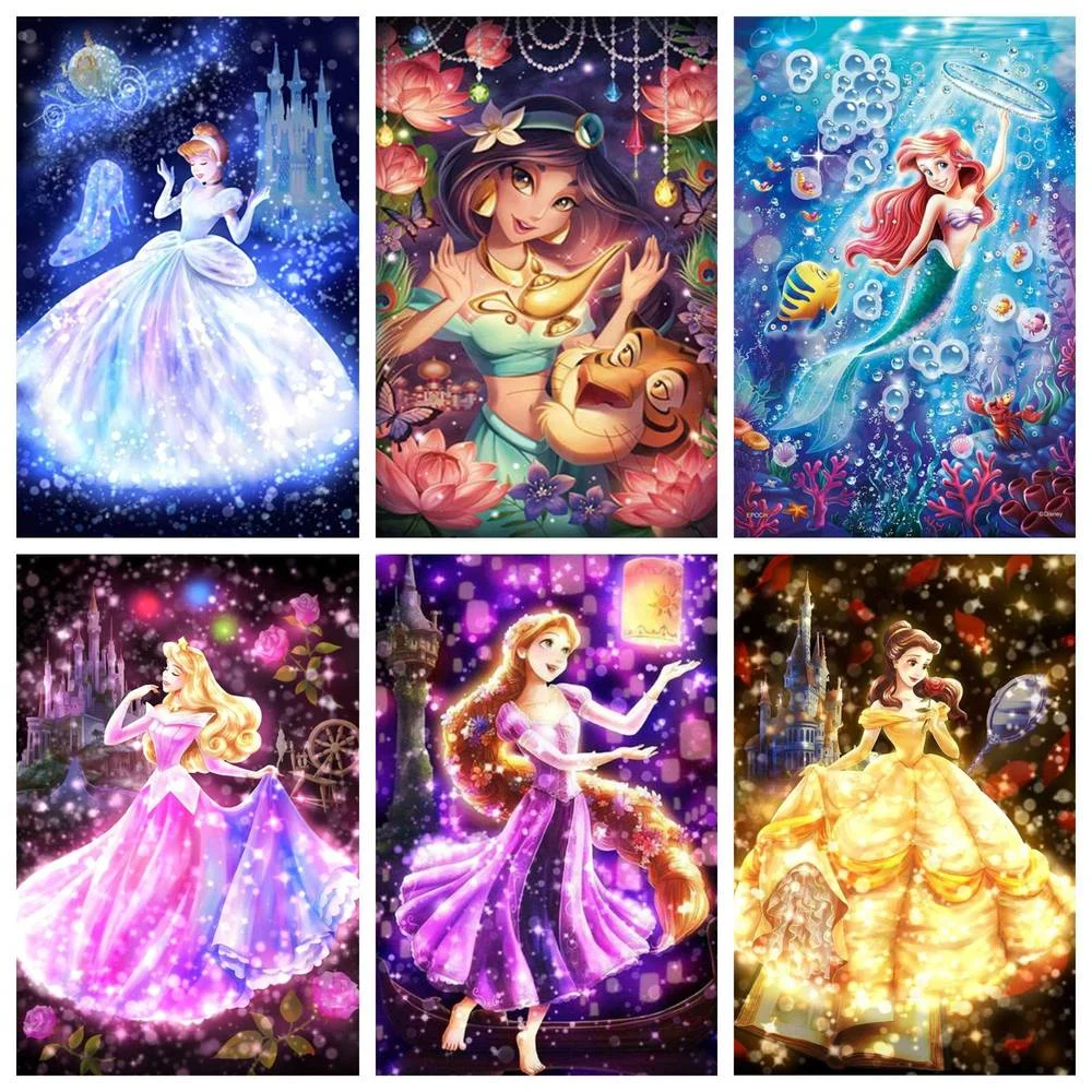 Disney 5D DIY Diamond Painting Cartoon Princess Cross Stitch Set Hand Inlaid Gifts Children's Home Bedroom Wall Art Decoration
Disney 5D DIY Diamond Painting Cartoon Princess Cross Stitch Set Hand Inlaid Gifts Children's Home Bedroom Wall Art Decoration