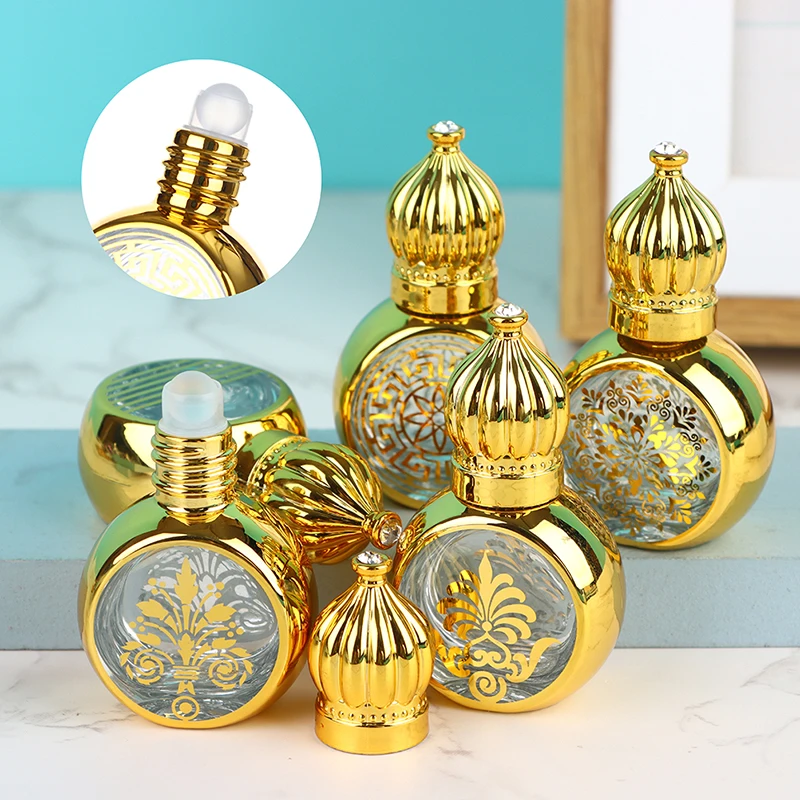 10ml Essential Oil Roller Bottle Gold Crown Shape Perfume Bottling Portable Travel Electroplated Carve Glass Luxury Empty Bottle
10ml Essential Oil Roller Bottle Gold Crown Shape Perfume Bottling Portable Travel Electroplated Carve Glass Luxury Empty Bottle