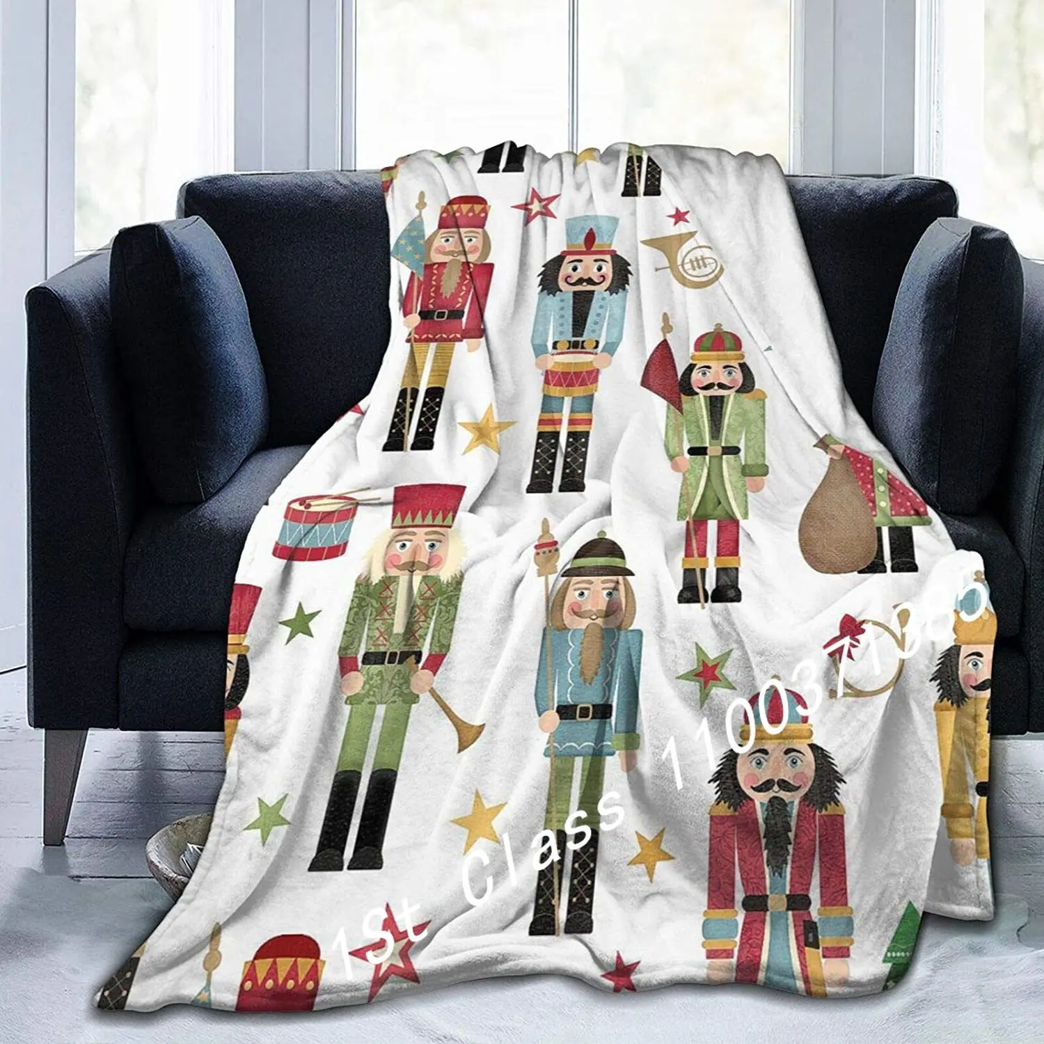 Nutcracker Christmas Tree Star Throw Blanket Super Soft Warm Blanket for Bed Soft Office Comfortable Travel Gifts
Nutcracker Christmas Tree Star Throw Blanket Super Soft Warm Blanket for Bed Soft Office Comfortable Travel Gifts