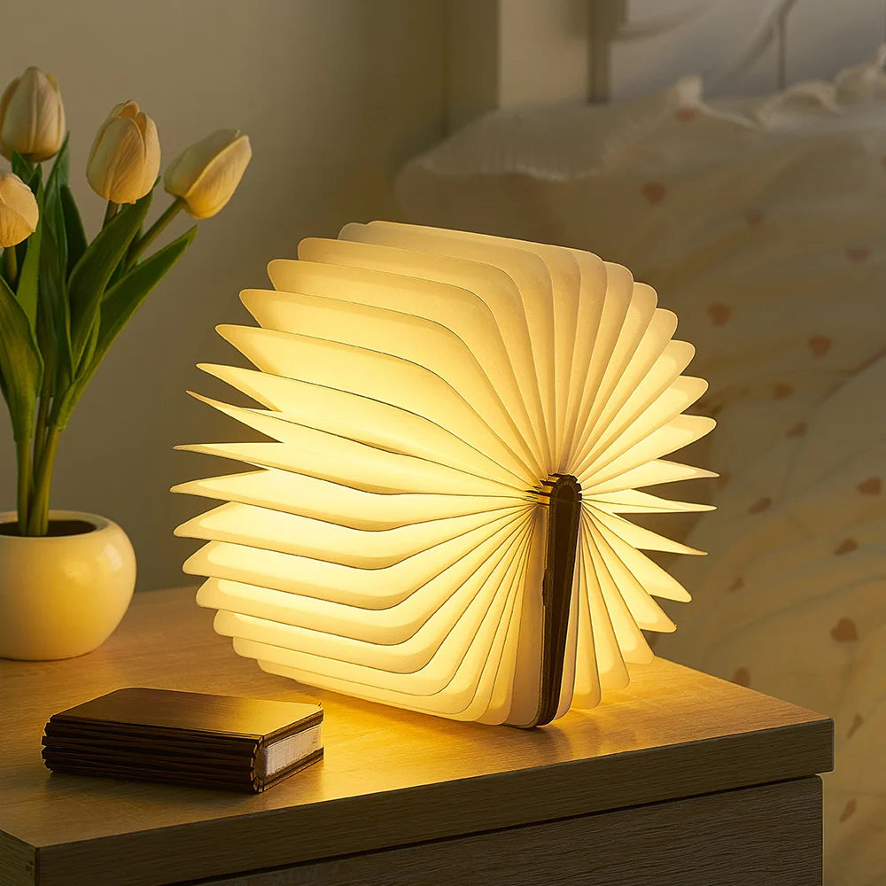 Portable 3D Creative LED Book Night Light Wooden USB Rechargeable Magnetic Folding Desk Table Lamp, Home Interior
Portable 3D Creative LED Book Night Light Wooden USB Rechargeable Magnetic Folding Desk Table Lamp, Home Interior