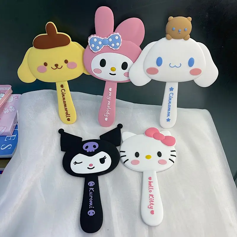 Sanrioed Makeup Mirror Anime Kawaii Hello Kittys Cinnamoroll Silica Gel Handle Portable Beauty Makeup Travel Girl Ornament Gift
Sanrioed Makeup Mirror Anime Kawaii Hello Kittys Cinnamoroll Silica Gel Handle Portable Beauty Makeup Travel Girl Ornament Gift