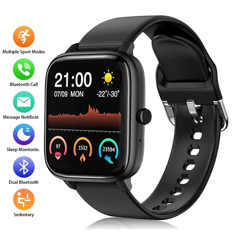 NEW2023 Smart Watch Android Men Bluetooth Call Heart Rate Blood Pressure Monitor Full Touch Screen Women Smartwatch for Android
NEW2023 Smart Watch Android Men Bluetooth Call Heart Rate Blood Pressure Monitor Full Touch Screen Women Smartwatch for Android