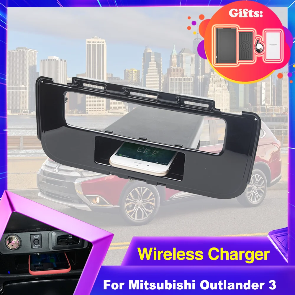 15W Car Wireless Charging Pad for Mitsubishi Outlander 3 GF GG ZJ ZK ZL 2015~2021 Phone Fast Charger Plate Lighter Accessories
15W Car Wireless Charging Pad for Mitsubishi Outlander 3 GF GG ZJ ZK ZL 2015~2021 Phone Fast Charger Plate Lighter Accessories