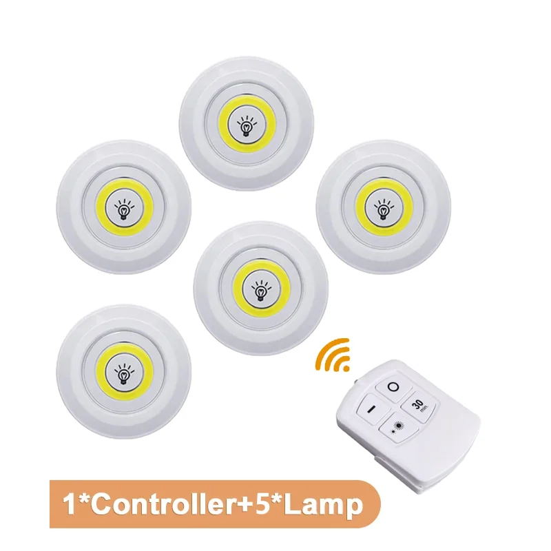 Беспроводная светодиодная подсветка для шкафа Remote Cabinet Light
Беспроводная светодиодная подсветка для шкафа Remote Cabinet Light