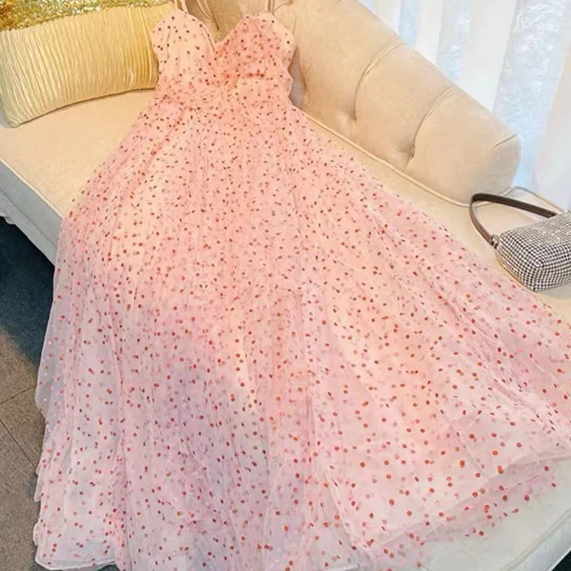 Pink Dress 2022 Elegant Casual Vintage Dresses Woman Summer Beach Sleeveless Girls Long Dress Women korean Ankle-Length dress
Pink Dress 2022 Elegant Casual Vintage Dresses Woman Summer Beach Sleeveless Girls Long Dress Women korean Ankle-Length dress