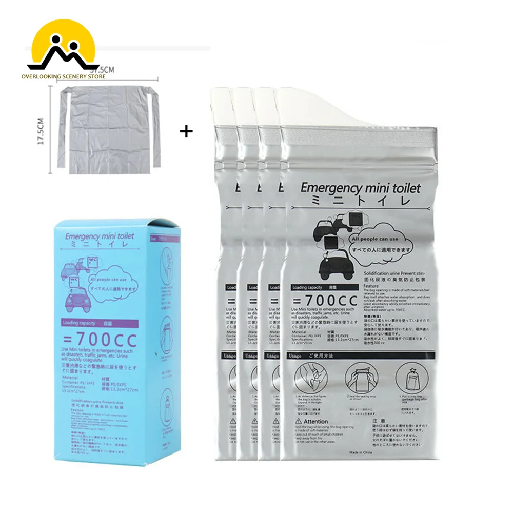700ml Emergency Portable Car Urine Bag Mini Toilet Urine Bag Handy Unisex Disposable Urinal Toilet Bag Outdoor Camping Vomit Bag
700ml Emergency Portable Car Urine Bag Mini Toilet Urine Bag Handy Unisex Disposable Urinal Toilet Bag Outdoor Camping Vomit Bag