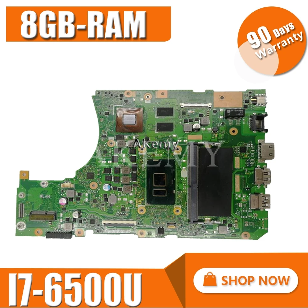 X556UV X556UJ laptop motherboard For Asus X556U X556UF X556UR X556UQK X556UQ X556UB I7-6500U/8GB-RAM GT920M/GT930M/GT940M DDR4
X556UV X556UJ laptop motherboard For Asus X556U X556UF X556UR X556UQK X556UQ X556UB I7-6500U/8GB-RAM GT920M/GT930M/GT940M DDR4