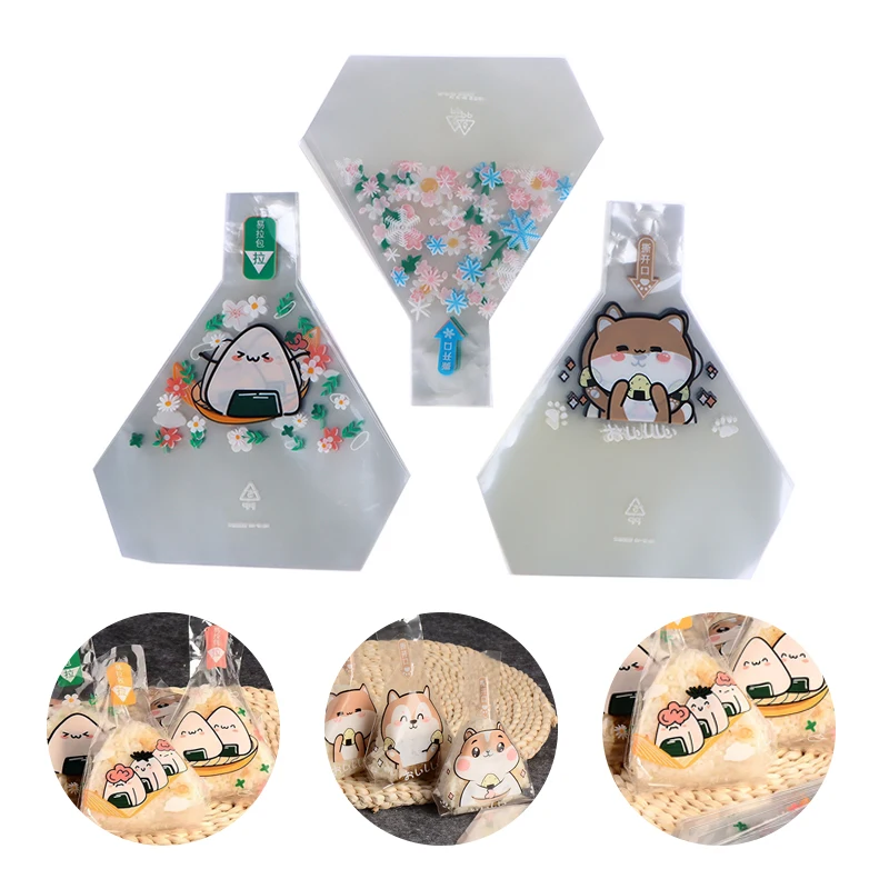 50Pcs Japenese Triangle Rice Ball Disposable Packaging Bags Nori Onigiri Sushi Bag Sushi Making Mold Bento Accessories
50Pcs Japenese Triangle Rice Ball Disposable Packaging Bags Nori Onigiri Sushi Bag Sushi Making Mold Bento Accessories