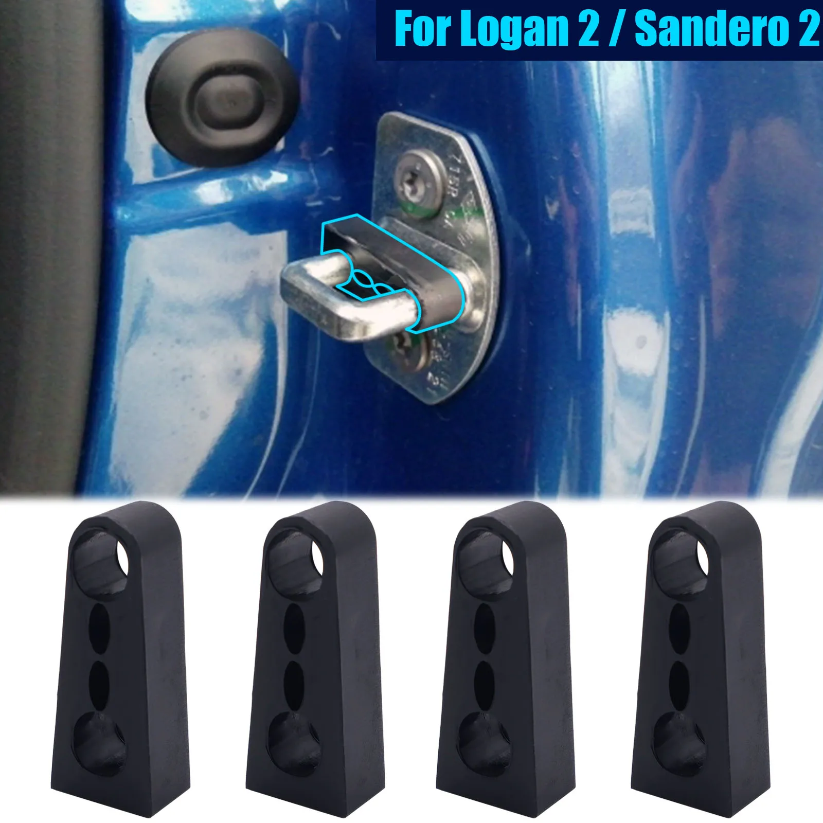 Car Door Lock Sound Deadener Damper Buffer For Renault Logan 2 / Sandero 2 2014–2022 Rattling Screaks Quiet Noise Deaf Seal
Car Door Lock Sound Deadener Damper Buffer For Renault Logan 2 / Sandero 2 2014–2022 Rattling Screaks Quiet Noise Deaf Seal