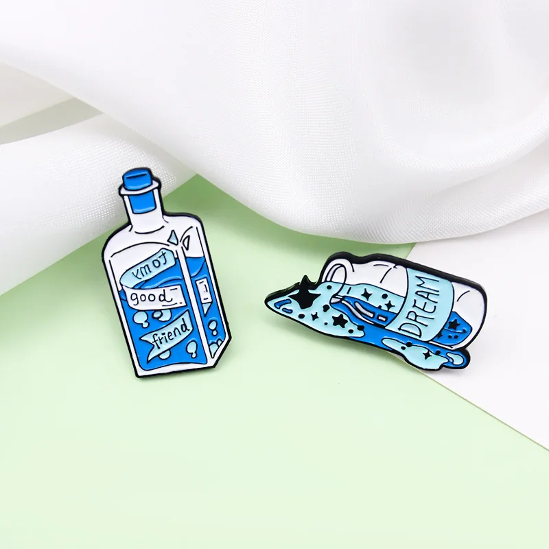 Blue Alcohol Wine Enamel Pin DREAM Drinks For My Best Friend Metal Brooch Clothes Backpack Badge Brooch Jewelry Gifts For Friend
Blue Alcohol Wine Enamel Pin DREAM Drinks For My Best Friend Metal Brooch Clothes Backpack Badge Brooch Jewelry Gifts For Friend