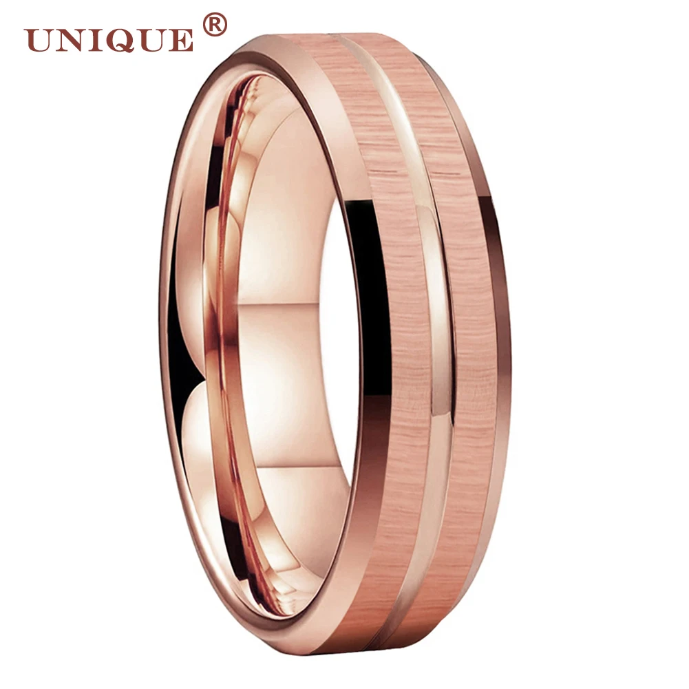 Unique Jewel Dropshipping 6mm 8mm Engagement Wedding Band Men Women Rose Gold Tungsten Carbide Ring Wholesale Lateral Brushed
Unique Jewel Dropshipping 6mm 8mm Engagement Wedding Band Men Women Rose Gold Tungsten Carbide Ring Wholesale Lateral Brushed