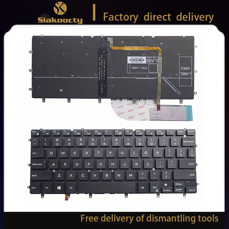 Siakoocty Новинка для Dell XPS 13 9343 13 9350 13 9360 клавиатура с подсветкой US DKDXH
Siakoocty Новинка для Dell XPS 13 9343 13 9350 13 9360 клавиатура с подсветкой US DKDXH
