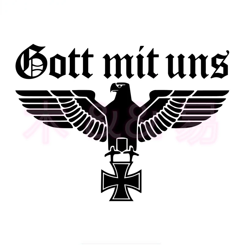 Creativity Personality Color Picture Gott Mit Uns Eagle Car Sticker Vinyl Decals Motorcycle Accessories Waterproof Stickers PVC
Creativity Personality Color Picture Gott Mit Uns Eagle Car Sticker Vinyl Decals Motorcycle Accessories Waterproof Stickers PVC