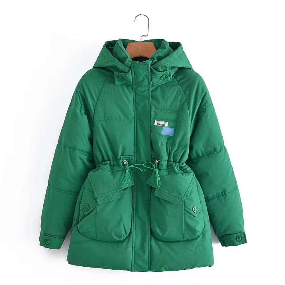 Fashion Parkas Hooded Jacket Women's Winter 2022 Drawstring Waist Cotton Padded Korean Style Coat Thicken Warm Outerwear Female
Fashion Parkas Hooded Jacket Women's Winter 2022 Drawstring Waist Cotton Padded Korean Style Coat Thicken Warm Outerwear Female
