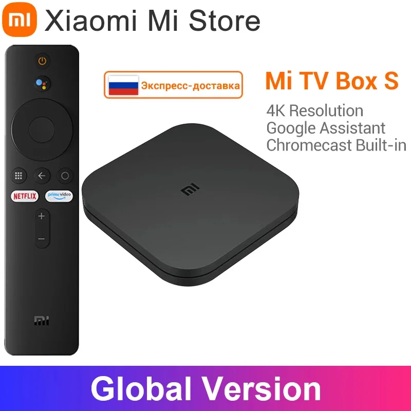 Original Global Version Xiaomi Mi Box S Android 9.0 4K HDR Quad Core Smart TV Box Media Player 2GB 8GB WiFi Free shipping Best
Original Global Version Xiaomi Mi Box S Android 9.0 4K HDR Quad Core Smart TV Box Media Player 2GB 8GB WiFi Free shipping Best