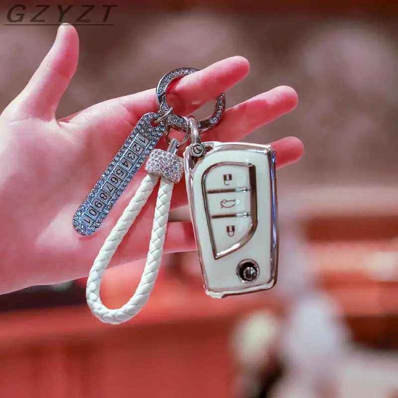 Car Remote Key Case Cover for Toyota Auris Corolla Avensis Verso Yaris Aygo Scion TC IM Camry RAV4 Hilux CHR Keychain Accessorie
Car Remote Key Case Cover for Toyota Auris Corolla Avensis Verso Yaris Aygo Scion TC IM Camry RAV4 Hilux CHR Keychain Accessorie
