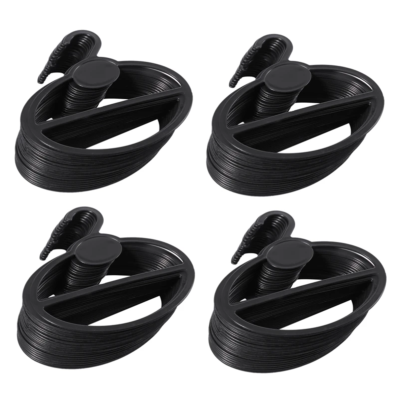 80X Scarf Shawl Tie Holder Organizer Oval Plastic Hangers Storage Hangers Black 
80X Scarf Shawl Tie Holder Organizer Oval Plastic Hangers Storage Hangers Black