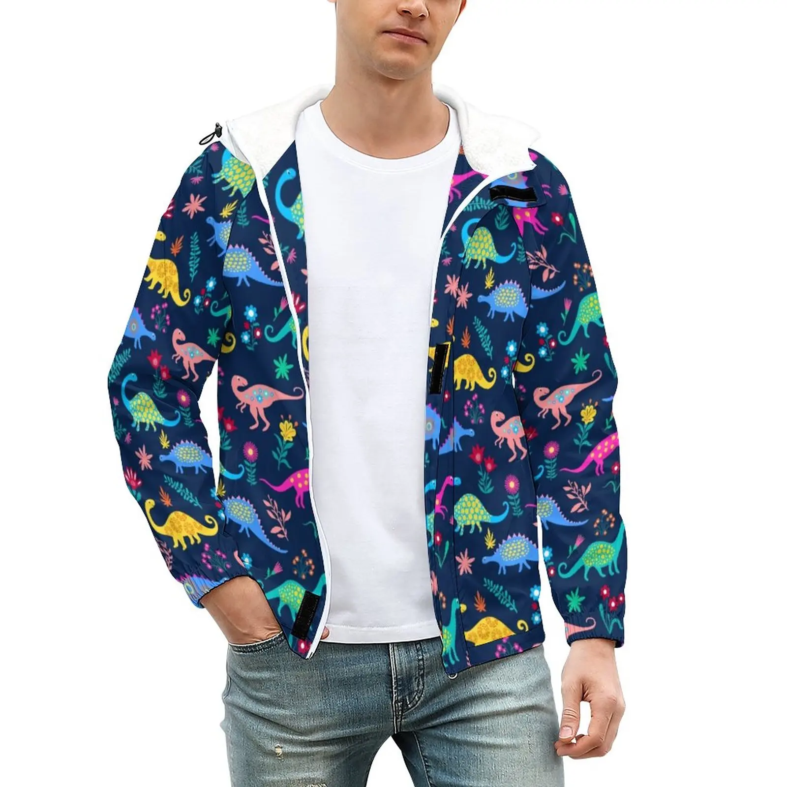 Cute Dinosaur Warm Casual Jackets Men Cartoon Animal Print Coats Winter Jacket Waterproof Design Loose Windbreakers Plus Size
Cute Dinosaur Warm Casual Jackets Men Cartoon Animal Print Coats Winter Jacket Waterproof Design Loose Windbreakers Plus Size
