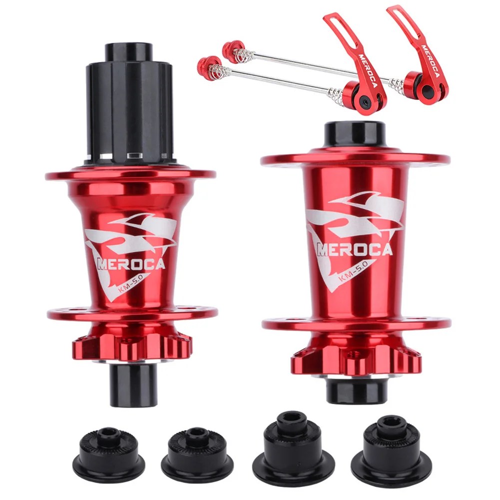 MEROCA Mountain Bike Hub 32 Holes 5 Bearing Thru Axle/Quick Release Performance and Compatibility for 8 11 Speeds
MEROCA Mountain Bike Hub 32 Holes 5 Bearing Thru Axle/Quick Release Performance and Compatibility for 8 11 Speeds