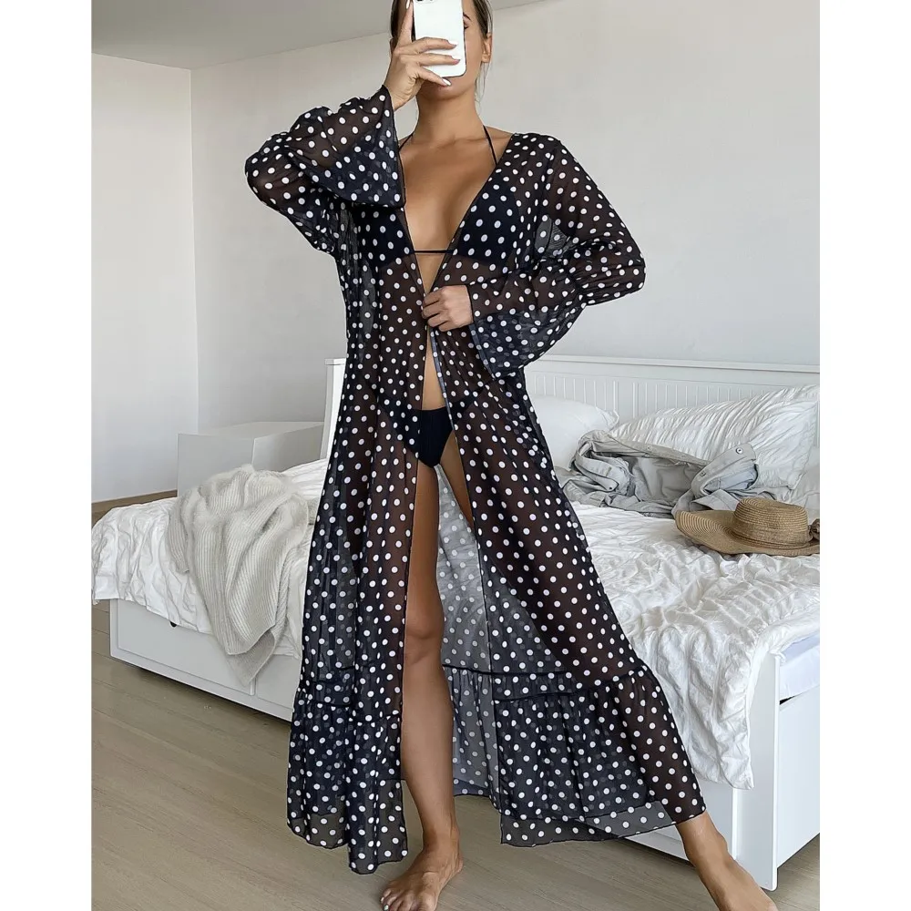 Black Bikini Cover Ups Women Sexy Swimsuit Beach Dress Long Sleeve Beach Cover Up Tunic Shirt 2022 Summer Bathing Suit Beachwear
Black Bikini Cover Ups Women Sexy Swimsuit Beach Dress Long Sleeve Beach Cover Up Tunic Shirt 2022 Summer Bathing Suit Beachwear