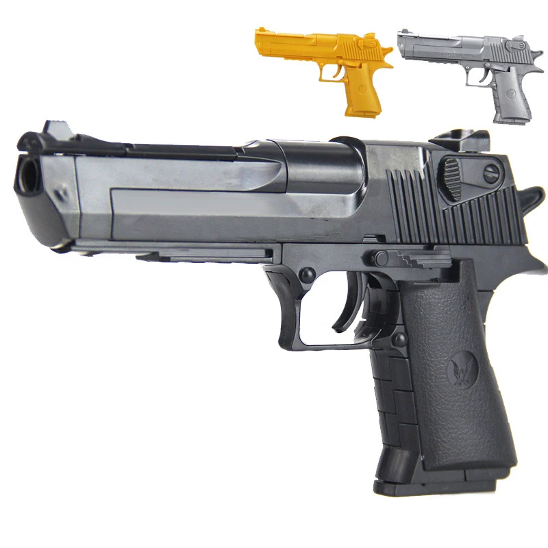 43Pcs DIY Building Blocks Toy Gun Military Series Simulation Gun Model bullets Assembly Educational Toys For Children Kid Boy
43Pcs DIY Building Blocks Toy Gun Military Series Simulation Gun Model bullets Assembly Educational Toys For Children Kid Boy