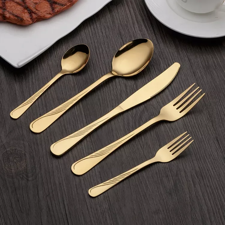 30/24 PCS Gold Spoon Knife Set Cutlery Sets Wedding Tableware Forks Knives Spoons Silverware Travel Cutlery Set Dropshipping
30/24 PCS Gold Spoon Knife Set Cutlery Sets Wedding Tableware Forks Knives Spoons Silverware Travel Cutlery Set Dropshipping