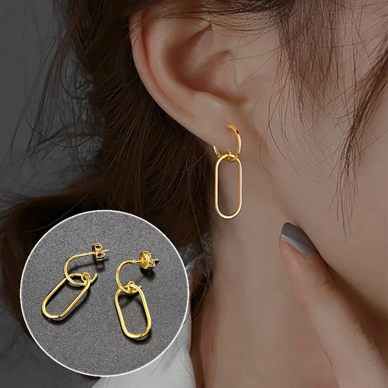 Geometric Drop Hanging Earring for Women Girls Fashion Minimalist Gold Dangle Piercing Ear Hook Jewelry Accessories Gifts
Geometric Drop Hanging Earring for Women Girls Fashion Minimalist Gold Dangle Piercing Ear Hook Jewelry Accessories Gifts