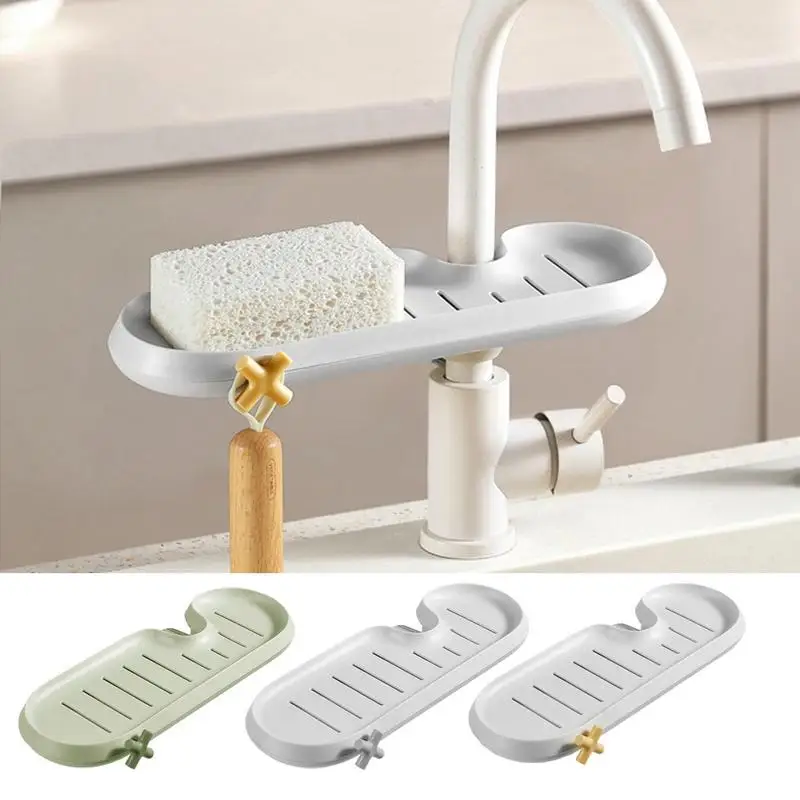 Faucet Sponge Holder Sink Sponge Holder Dish Drainers For Kitchen Counter Shower Caddy For Kitchen Bathroom Hanging Organizer
Faucet Sponge Holder Sink Sponge Holder Dish Drainers For Kitchen Counter Shower Caddy For Kitchen Bathroom Hanging Organizer