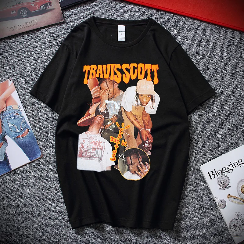 Women T Shirts Travis Scott Print T-shirt Loose Design Casual Tee Hip-Hop Short Sleeve of Unisex Short Sleeve Oversized T Shirt
Women T Shirts Travis Scott Print T-shirt Loose Design Casual Tee Hip-Hop Short Sleeve of Unisex Short Sleeve Oversized T Shirt