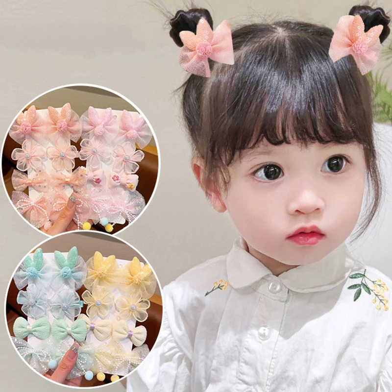 8Pcs New Cute Girls Bow Hairpin Princess Hair Pin Baby Mesh Flower Hair Bangs Clip Children's Hair Accessories
8Pcs New Cute Girls Bow Hairpin Princess Hair Pin Baby Mesh Flower Hair Bangs Clip Children's Hair Accessories
