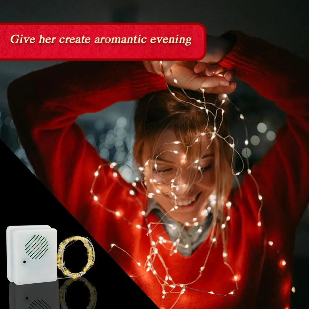 Christmas Sound Sensor Music Speaker /9.8ft String Lights Voice-activated Props Sound Sensor Christmas Party Xmas Tree Decor
Christmas Sound Sensor Music Speaker /9.8ft String Lights Voice-activated Props Sound Sensor Christmas Party Xmas Tree Decor