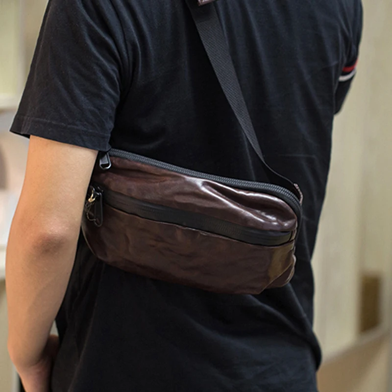 AETOO Vegetable tanned cowhide chest bag men's leather retro multi-function small shoulder bag tide brand personality one-shoul
AETOO Vegetable tanned cowhide chest bag men's leather retro multi-function small shoulder bag tide brand personality one-shoul