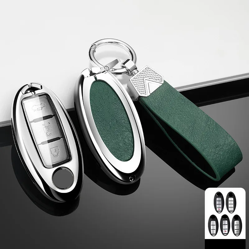 Three Colors Alloy Remote Key Case Cover For Nissan Qashqai Juke J10 J11 X-Trail Kicks Tiida Pathfinder Murano Note For Infiniti
Three Colors Alloy Remote Key Case Cover For Nissan Qashqai Juke J10 J11 X-Trail Kicks Tiida Pathfinder Murano Note For Infiniti