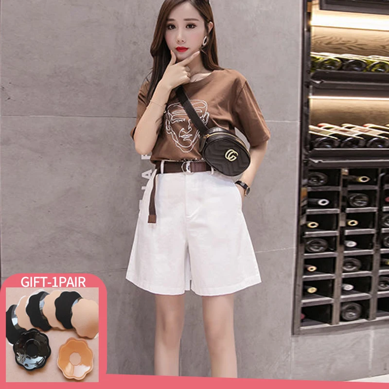 Cotton Short Oversized Fashion Femme Clothing S-3XL Shorts Women Summer Slim All-match Solid Color High Waist Casual Shorts
Cotton Short Oversized Fashion Femme Clothing S-3XL Shorts Women Summer Slim All-match Solid Color High Waist Casual Shorts