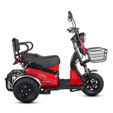 60/48v Electric Tricycle Lithium Battery Electromobile 20/25ah Dual Disc Brake Leisure Small-Scale Adult Household
